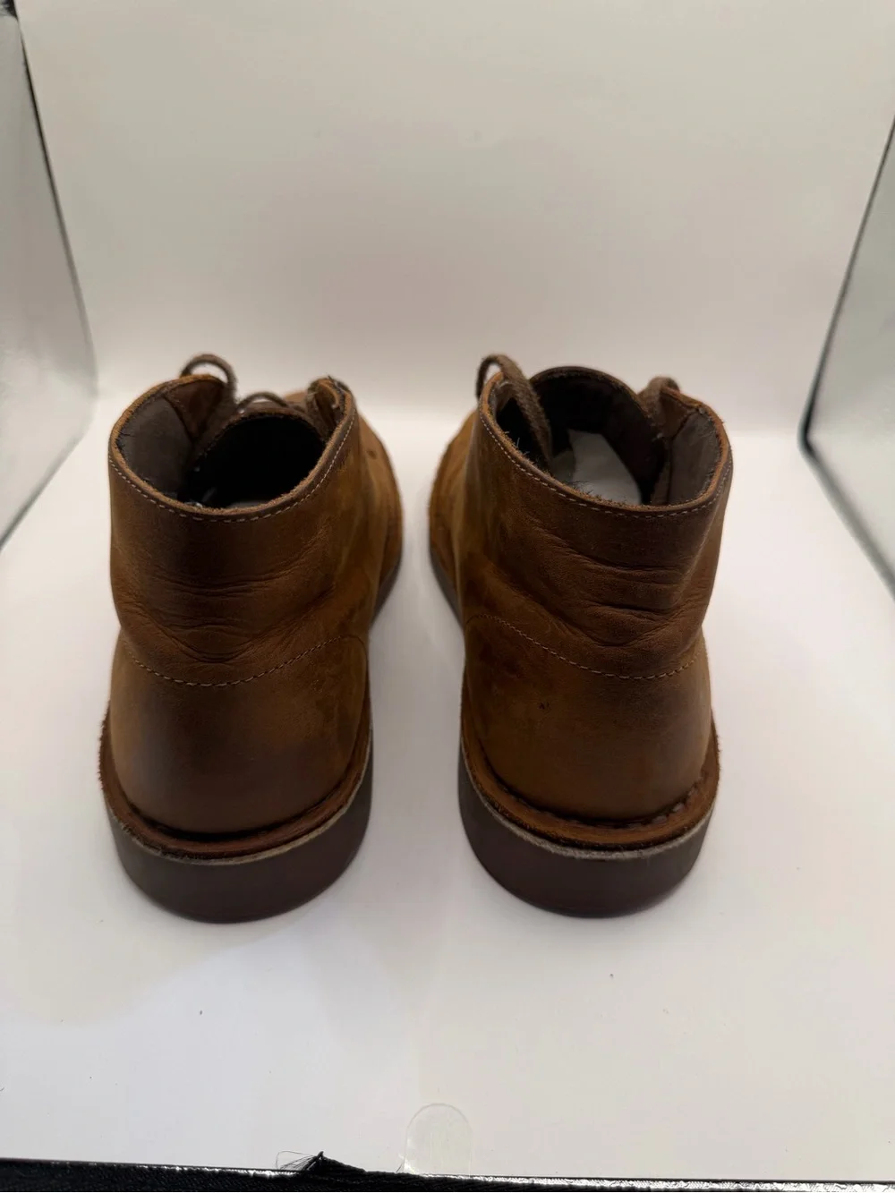 Clarks Desert Boots Brown Leather Chukka Ankle Boots Women’s 8 Men’s 6.5